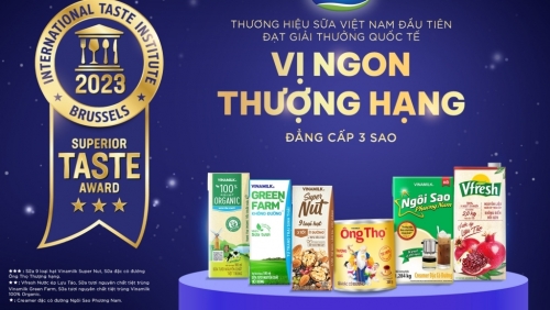 Vinamilk - Thương hiệu sữa Việt Nam đầu tiên có sản phẩm đạt 3 sao từ giải thưởng Superior Taste Award