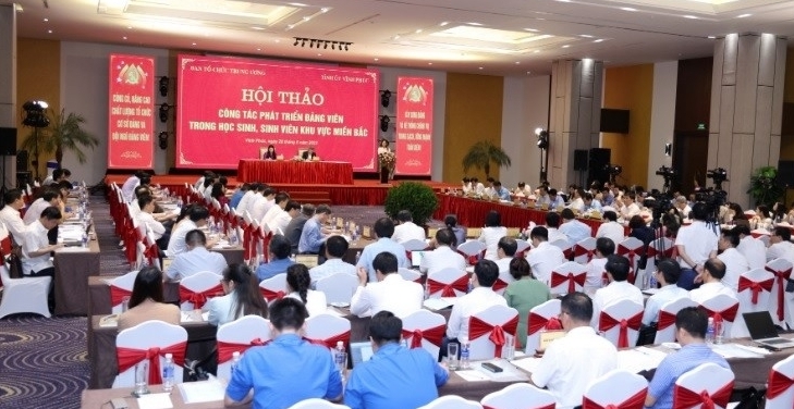 Hội thảo về phát triển đảng viên trong học sinh, sinh viên khu vực miền Bắc