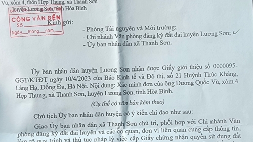 Kiến nghị thành lập đoàn thanh tra làm rõ nguồn gốc đất đai