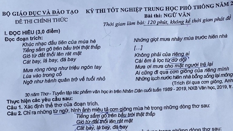 Cặp đôi làm lộ đề thi Ngữ văn tốt nghiệp THPT bị xử lý như thế nào?