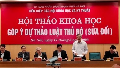 Hà Nội tổ chức Hội thảo góp ý xây dựng quy hoạch, Luật Thủ đô (sửa đổi)