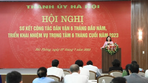 Đẩy mạnh công tác dân vận trong thực hiện nhiệm vụ chính trị của thành phố