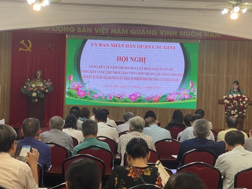 Hà Nội: Hòa giải thành công hơn 86% vụ việc mâu thuẫn tại cơ sở