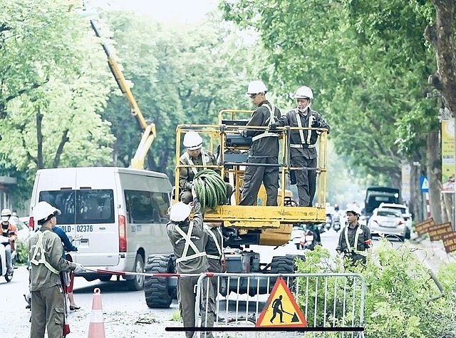 Hà Nội chủ động ứng phó với bão số 1 - cơn bão được nhận định là rất mạnh này, cũng như những ảnh hưởng sau bão. Ảnh: Thùy Chi