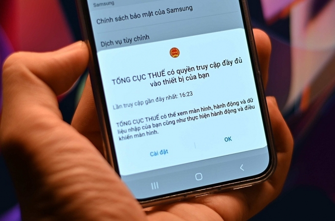 Công an Hà Nội cảnh báo app giả mạo cơ quan thuế