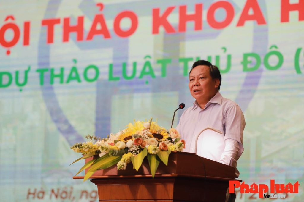 Hà Nội: Đang diễn ra Hội thảo khoa học “Góp ý Dự thảo Luật Thủ đô (sửa đổi)