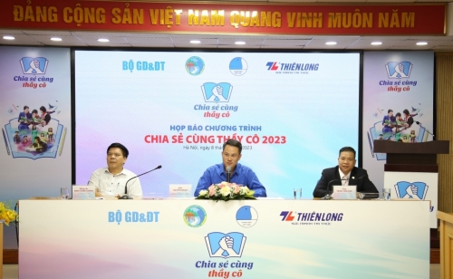 Triển khai chương trình “Chia sẻ cùng thầy cô” năm 2023