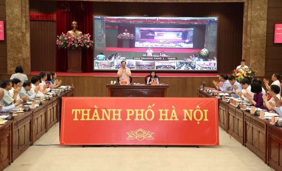 Bí thư Thành ủy Hà Nội đối thoại với 6.500 đại biểu MTTQ các cấp TP