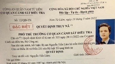 Truy nã đối tượng phân phối tài khoản đánh bạc qua mạng