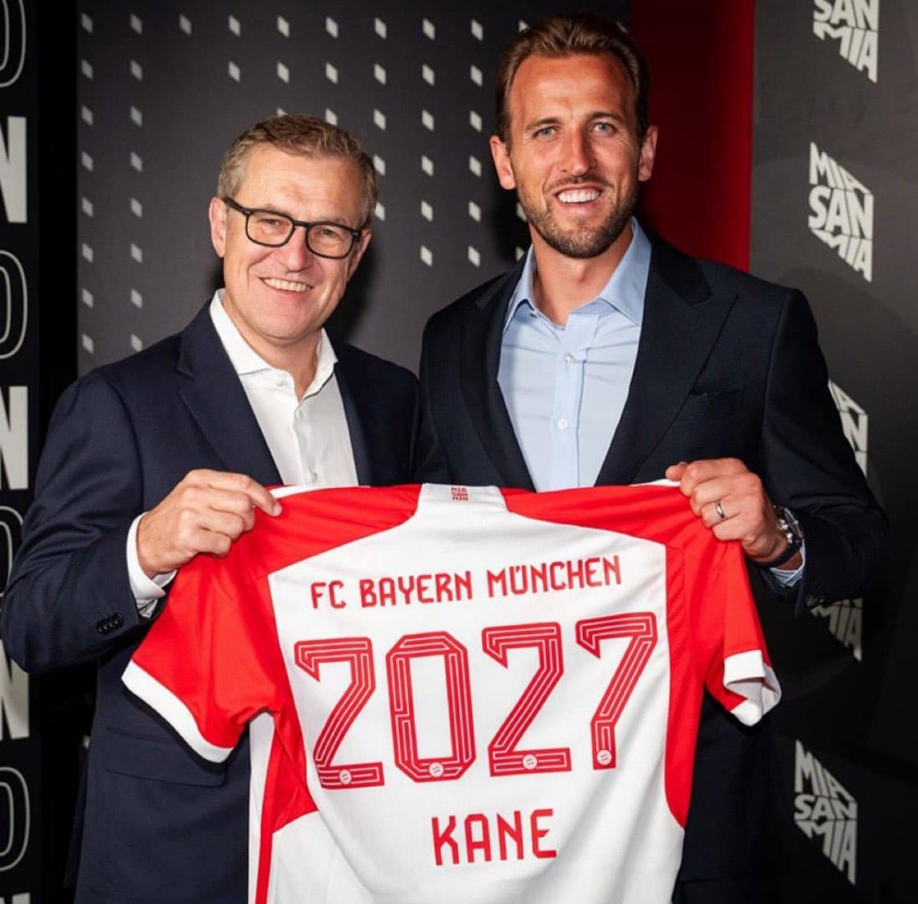 Harry Kane chính thức ra mắt Bayern Munich