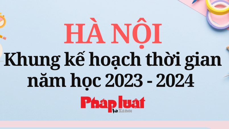 Khung kế hoạch thời gian năm học 2023-2024 tại Hà Nội