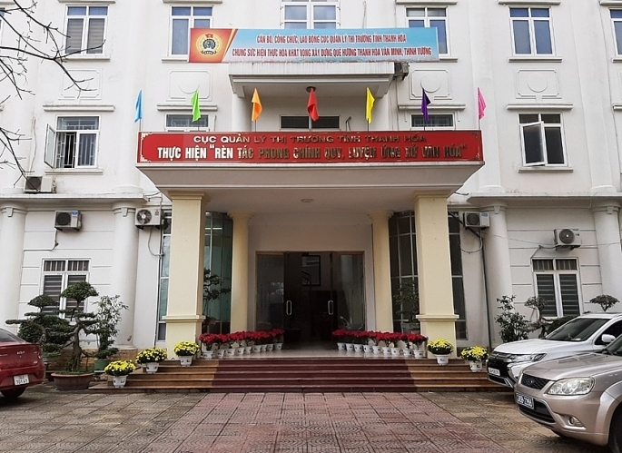 Cục quản lý thị trường Thanh Hoá (ảnh Huy Hoàng)