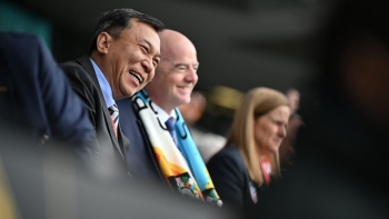 Chủ tịch VFF Trần Quốc Tuấn dự khán trận chung kết FIFA World Cup nữ 2023
