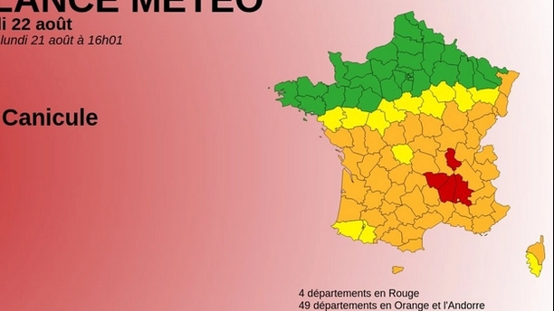 Pháp phát cảnh báo đỏ về nắng nóng lần đầu tiên trong năm 2023