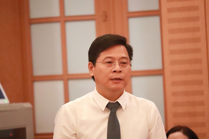 Luật sư Nguyễn Văn Hà, phát biểu góp ý Dự thảo Luật Thủ đô (sửa đổi). Ảnh: Công Phương