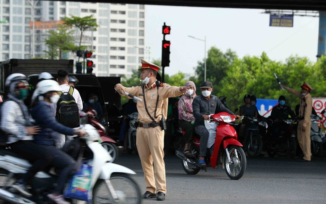 Hà Nội đảm bảo trật tự, an toàn giao thông dịp nghỉ lễ 2/9. Ảnh: VTV.vn