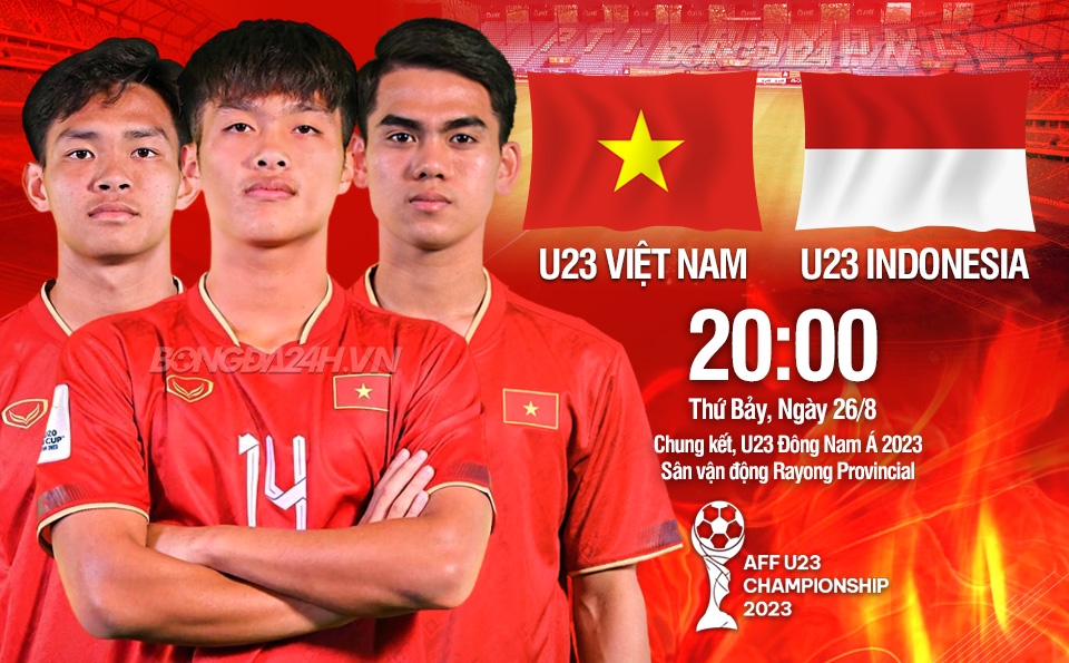 Link xem trực tiếp U23 Việt Nam vs U23 Indonesia, 20h hôm nay 26/8/2023