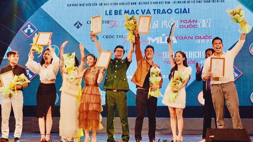 Sân khấu Thủ đô nhận “cơn mưa vàng” giải thưởng cuộc thi “Tài năng sân khấu kịch nói toàn quốc 2023”