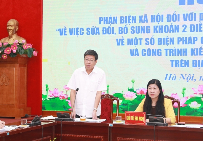 Phó Chủ tịch UBND TP Hà Nội Dương Đức Tuấn phát biểu tại hội nghị