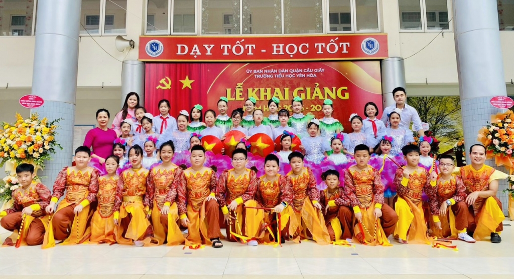 Trường tiểu học Yên Hoà: Mỗi ngày đến lớp là một ngày vui!