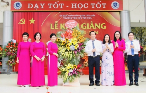 Trường tiểu học Yên Hoà: Mỗi ngày đến lớp là một ngày vui!