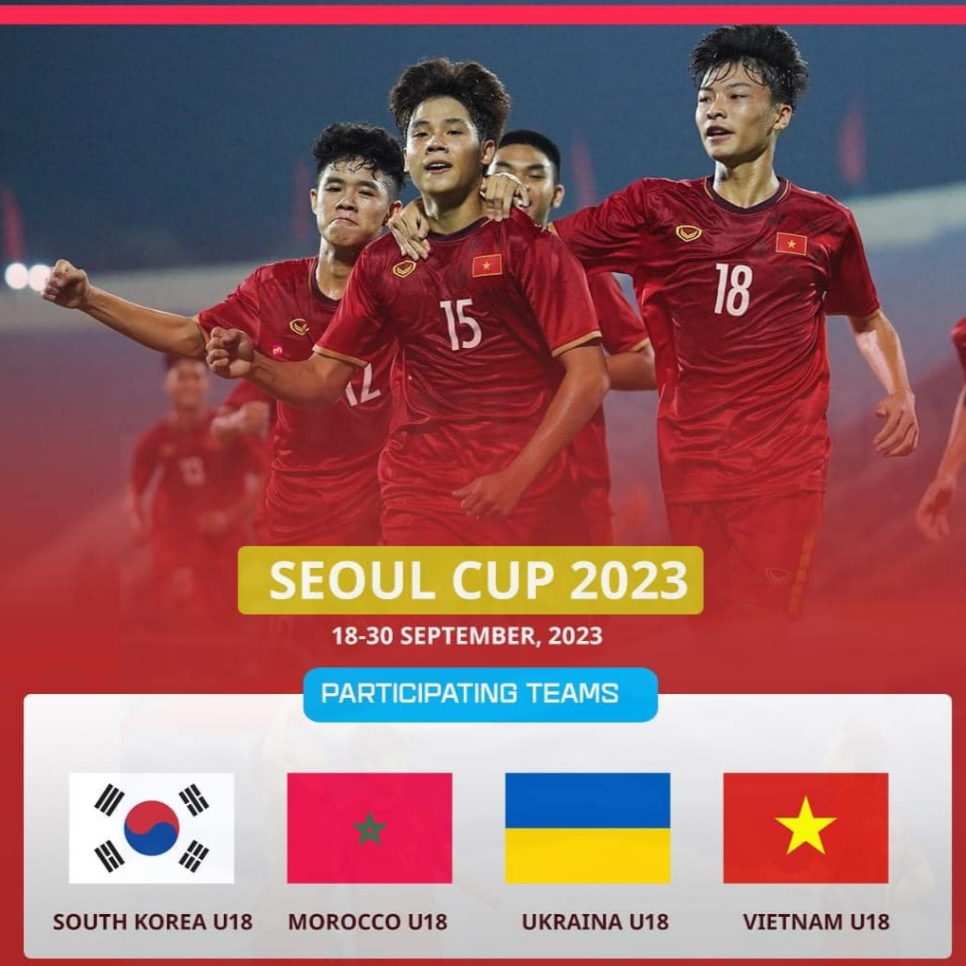 U18 Việt Nam chuẩn bị cho giải giao hữu quốc tế tại Hàn Quốc