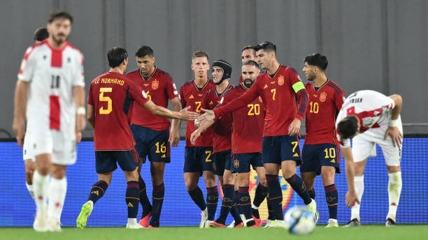 Tây Ban Nha trút “cơn mưa” bàn thắng vào lưới Georgia tại vòng loại EURO 2024