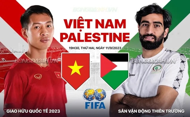 Link xem trực tiếp trận đấu đội tuyển Việt Nam vs Palestine, 19h30 hôm nay 11/9