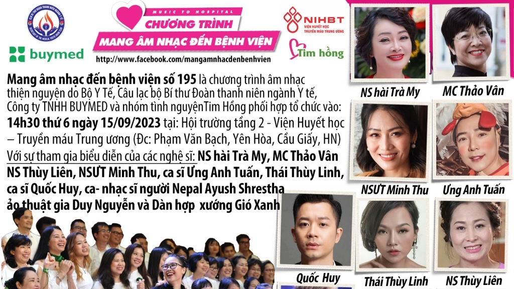 Lần đầu tiên tổ chức dàn hợp xướng trong bệnh viện – mang âm nhạc “chữa lành” nỗi đau của bệnh nhân