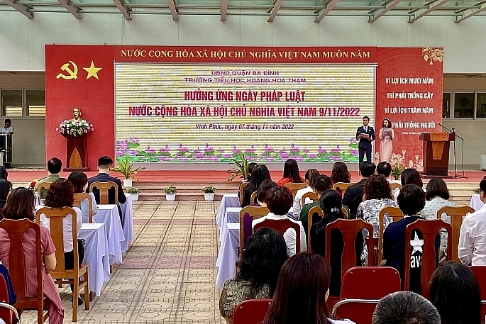 Hà Nội hưởng ứng “Ngày Pháp luật nước Cộng hòa xã hội chủ nghĩa Việt Nam” năm 2023