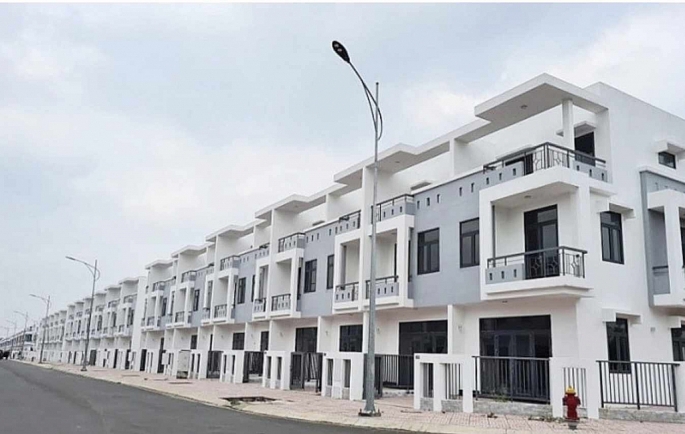 Một góc Dự án khu dân cư Tân Thịnh