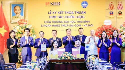 SHB hợp tác chiến lược với Đại học Thái Bình nâng cao chất lượng đào tạo và nguồn nhân lực