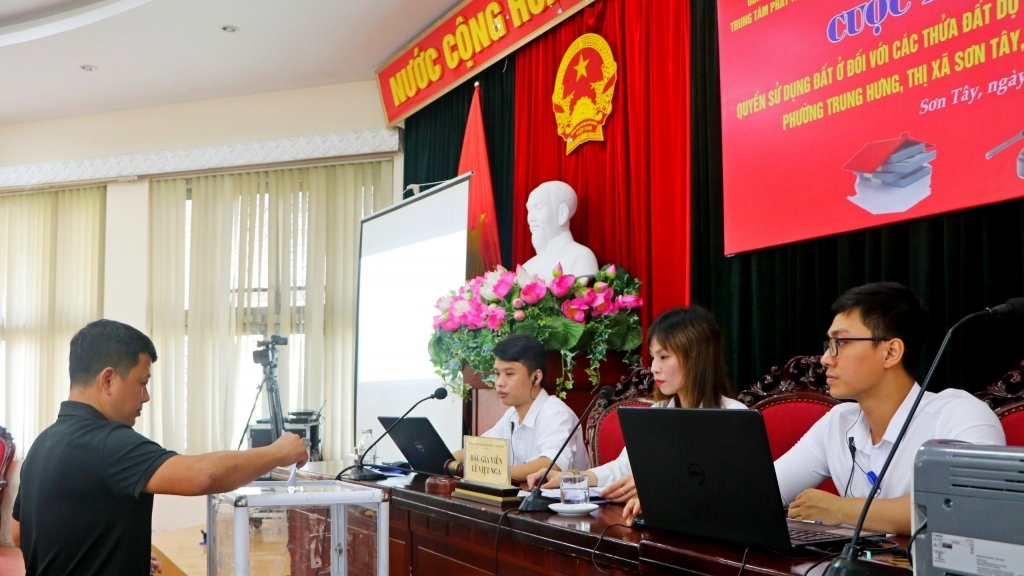 Thị xã Sơn Tây tổ chức đấu giá đất ở tại khu đô thị HUD vào ngày 30/9/2023
