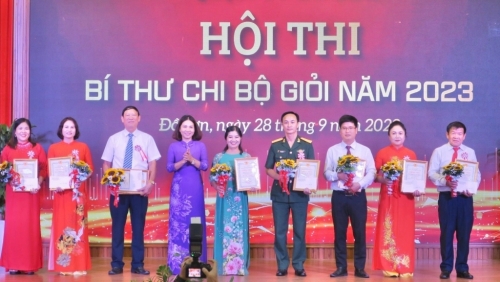 Nhiều phần thi hấp dẫn, sôi động trong Hội thi Bí thư Chi bộ giỏi quận Đồ Sơn 2023