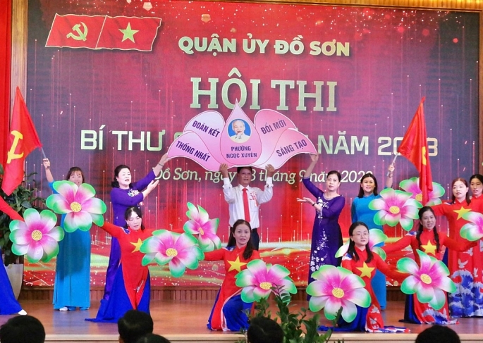 Nhiều phần thi hấp dẫn, sôi động trong Hội thi Bí thư Chi bộ giỏi quận Đồ Sơn 2023 Nhiều phần thi hấp dẫn, sôi động trong Hội thi Bí thư Chi bộ giỏi quận Đồ Sơn 2023