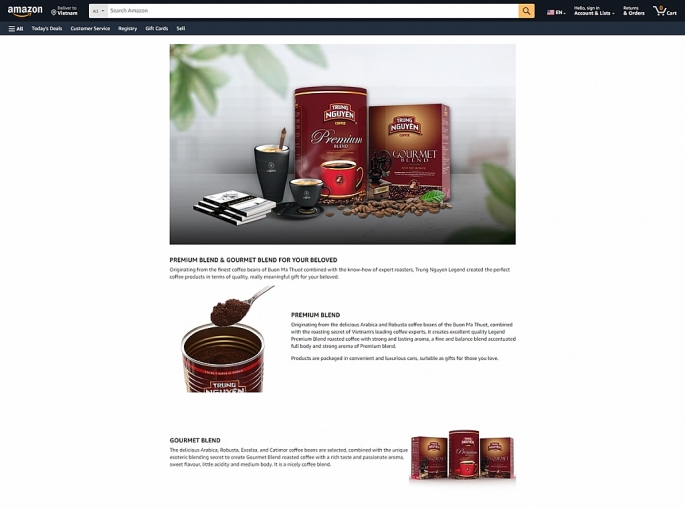 Gourmet Blend và Premium Blend là sản phẩm được chọn lựa để pha chế ly cà phê phin Việt Nam “đúng chuẩn” luôn thuộc top mua nhiều nhất trên sàn thương mại điện tử toàn cầu Amazon.