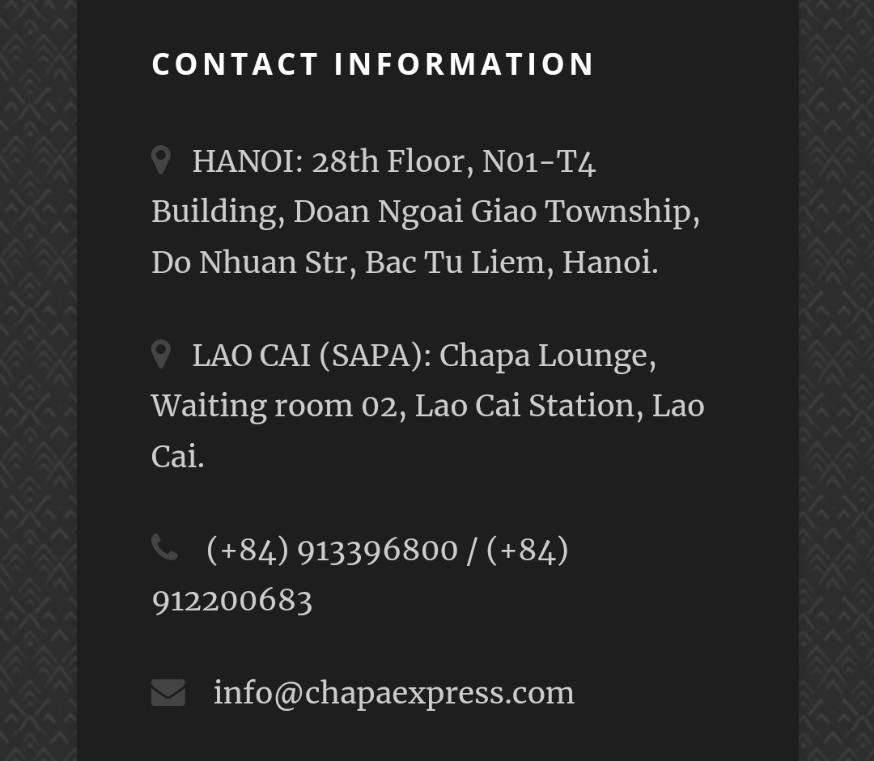 Cảnh báo trang web mạo danh công ty vận tải Chapa Express