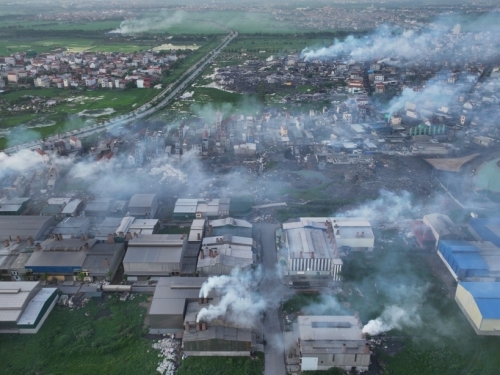 Hoạt động trong tình trạng “3 không”, CCN làng nghề Mẫn Xá đang bị đề nghị thanh tra