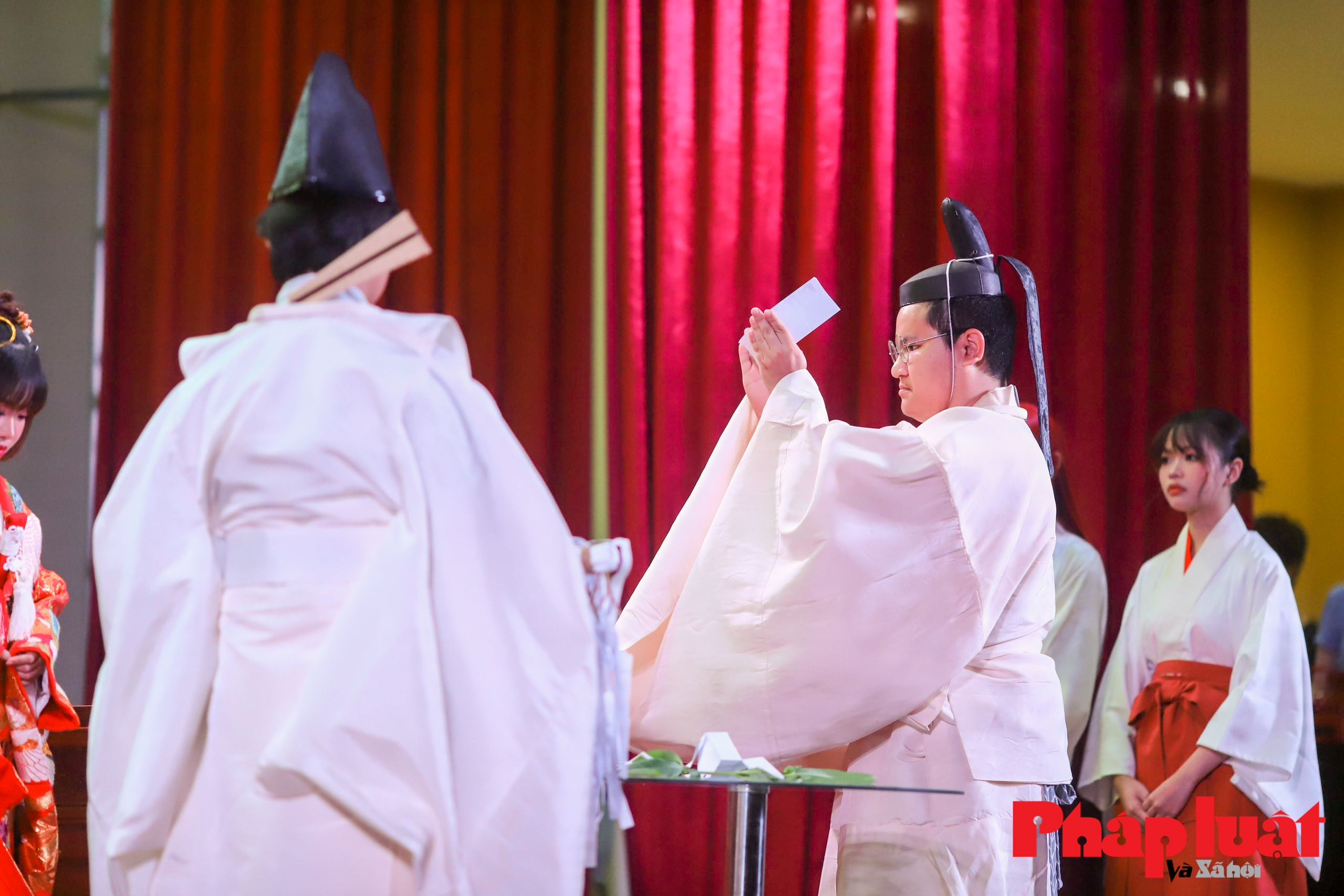 Lần đầu phỏng dựng đám cưới của người Nhật Bản theo nghi lễ Thần Đạo tại Việt Nam