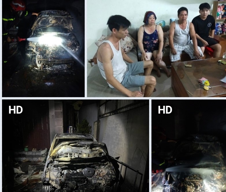 Hải Phòng: Giải cứu kịp thời 4 người trong vụ cháy nhà lúc nửa đêm