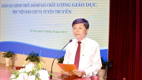 Khai mạc khảo sát đánh giá chất lượng Học viện Báo chí và Tuyên truyền