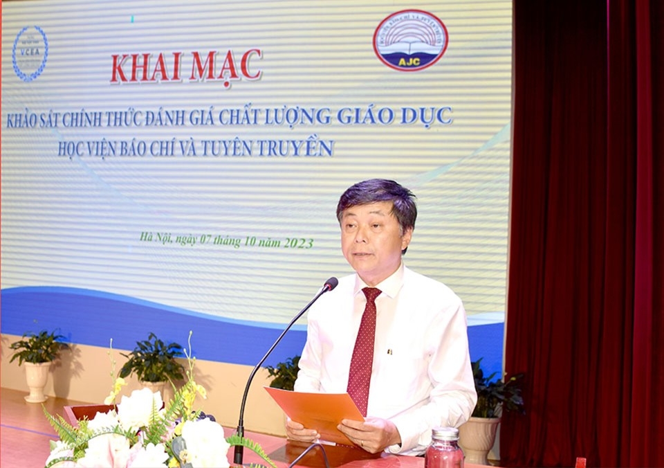 Khai mạc khảo sát đánh giá chất lượng Học viện Báo chí và Tuyên truyền