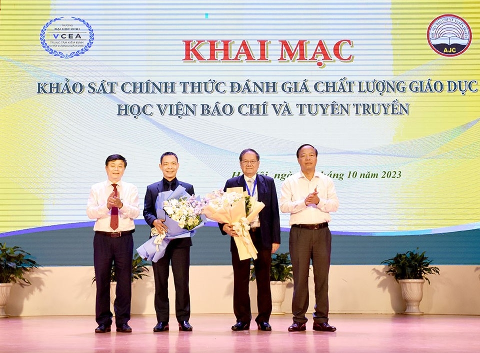 Khai mạc khảo sát đánh giá chất lượng Học viện Báo chí và Tuyên truyền