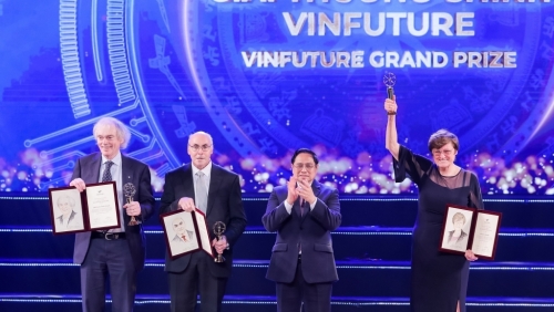 Chủ nhân Giải thưởng chính VinFuture tiếp tục được trao giải Nobel