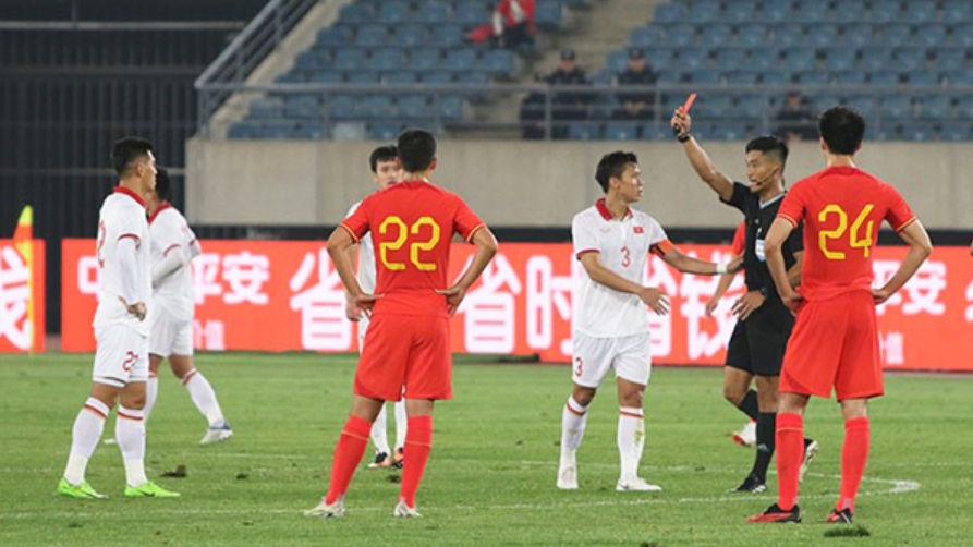 Đội tuyển Việt Nam nhận thất bại trước Trung Quốc