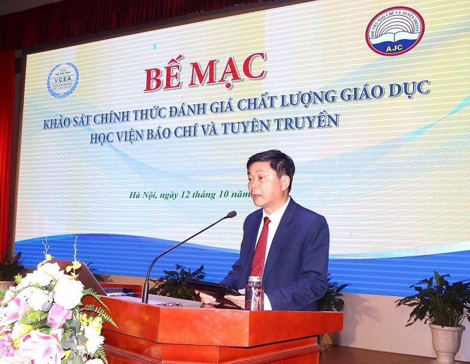 Học viện Báo chí và Tuyên truyền tổ chức lễ bế mạc đợt khảo sát chính thức cơ sở giáo dục