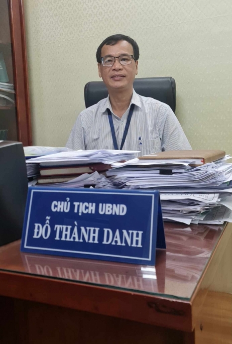 ông Đỗ Thành Danh- Chủ tịch UBND phường 11 Ảnh: Văn Dũng