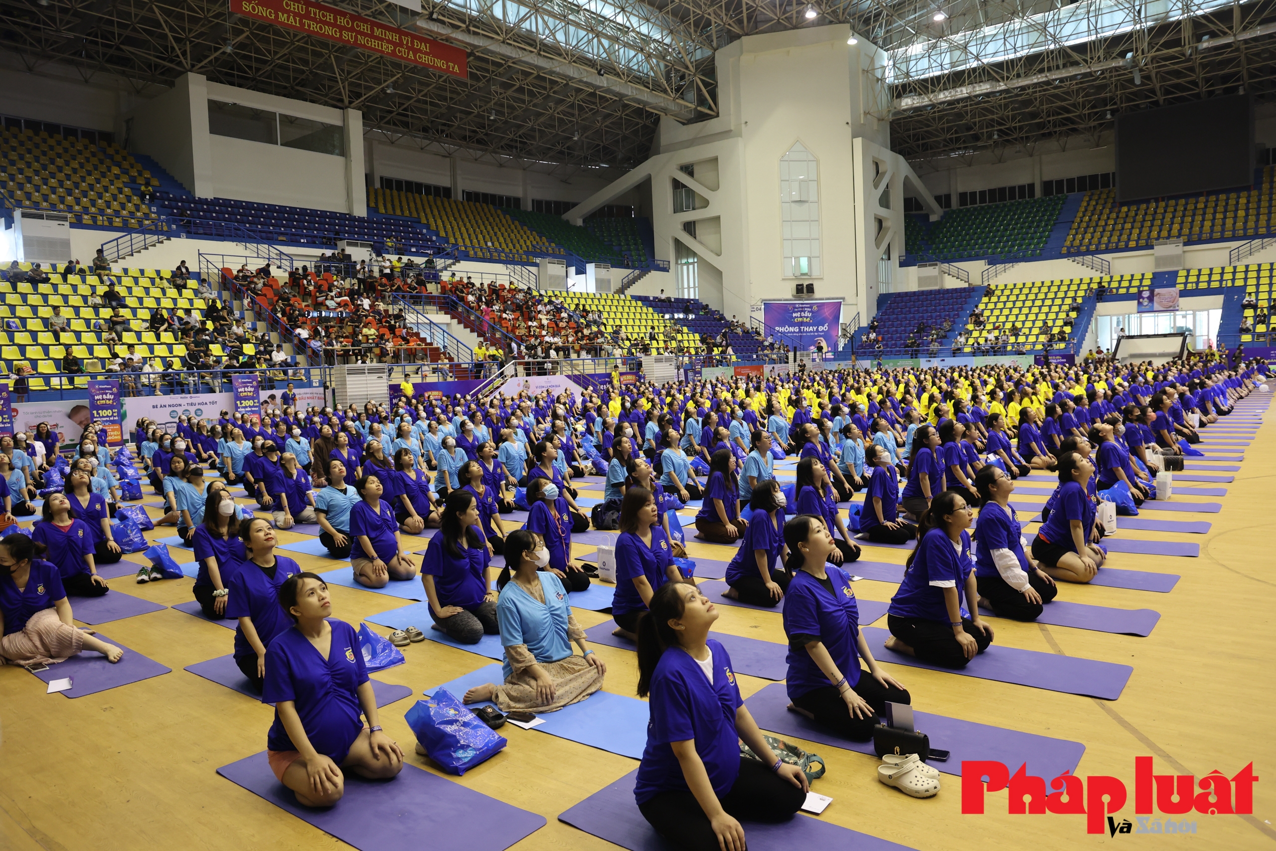 Hơn 700 mẹ bầu đồng diễn Yoga lan toả năng lượng tích cực