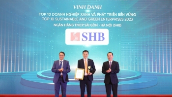 SHB được vinh danh Top 10 doanh nghiệp xanh và phát triển bền vững