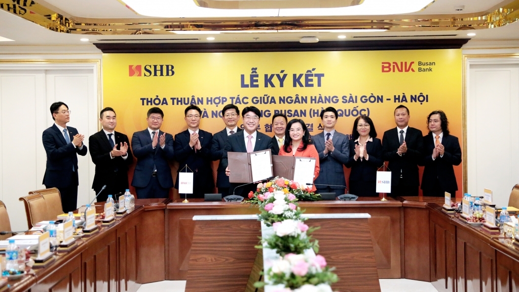 SHB thiết lập quan hệ hợp tác với Ngân hàng Busan (Hàn Quốc)